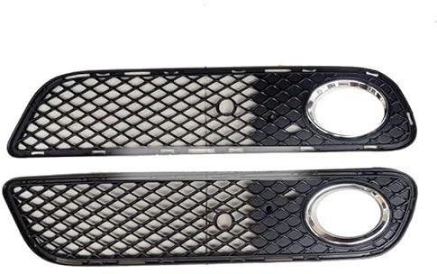 Nieren Kühlergrill Für Benz SLK W171 R171 2009-2011 Auto Frontstoßstange Nebelscheinwerfer Kühlergrill Nebelscheinwerfer Grillabdeckung Mit Chromring(Left)
