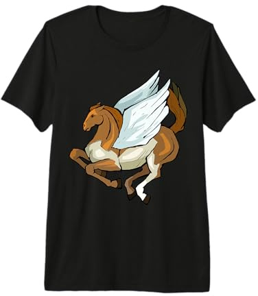 Pegasus geflügeltes Pferd griechische Mythologie Inspiration Premium T-Shirt