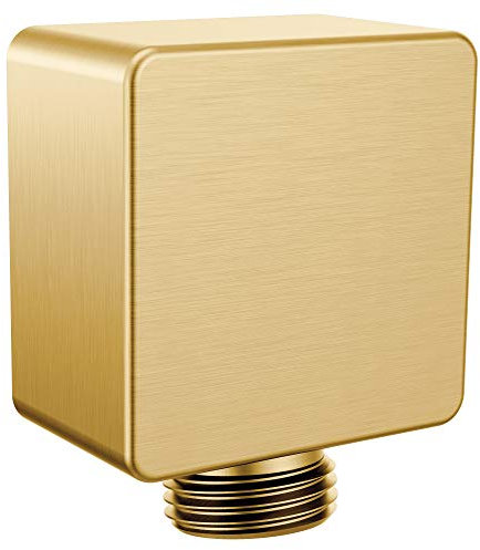 Moen Square Drop Ell Handbrause Wandanschluss Transitional Gebürstetes Gold