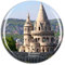 Weekino Ungarn Fischerbastei Budapest Kühlschrankmagnet 3D Kristallglas Touristische Stadtreise City Souvenir Collection Geschenk Starker Kühlschrank Aufkleber