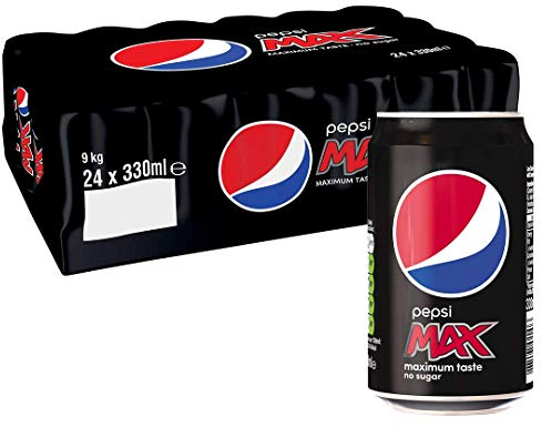 Pepsi Max Zero Sugar - 24 boîtes de 330 ml