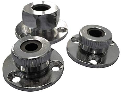 Boat Fittings Waterproof Through-Deck Electrical Cable Outlet/Gland In Chrome Plated Brass - 6mm - pack of 2