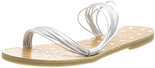 Patrizia Pepe Kids Damen PPJ75.30 Sandale, Silver, 36 EU