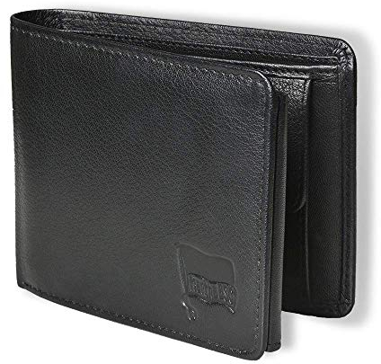 Hertha BSC Ledergeldbörse Geldbörse Portemonnaie schwarz im Geschenkkarton