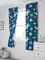 Bloomsbury Mill – Weltraum, Rakete & Planet – Gefüttertes Gardinenpaar mit Raffhalter für Kinder – 168 cm x 183 cm