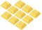 PATIKIL 1U Blank Keycaps, 10 Pack Universal PBT Keyboard Replacement Accessories for MX Mechanical Keyboard, Yellow