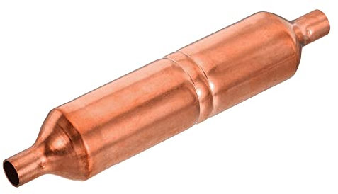 sourcing map Liquide Ligne Cuivre Filtre, 9,68mm ID Saleté Filtres pour Climatisateur Chaleur Pompe Eau Chauffage Réfrigérateur HVAC Réfrigération Système