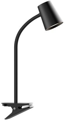 LED-Tischlampe Ailina mit Klemmfuß in Schwarz von Lindby