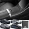 BraveKing Mittelkonsole Verkleidung Leder Aufkleber Konsolenabdeckung, Innendekorations-Abdeckung Set für Mercedes-Benz C-Klasse GLC AMG C260 C300 C43 GLC260 GLC300 GLC43 2023+ Innenzubehör(Black)