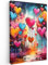 MuchoWow© Leinwände 40x60 cm Wall Decoration Bilder Schlafzimmer Deko Pictures Canvas Painting Wanddekoration Wohnzimmer Banksy - Street Pop Art - Herzen - Farben - Kunst - Liebe