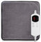 Heating Pad Electric,1H/3H/6H/9H Timer Setting,Auto Shut Off, 6 Temperature Levels for Abdomen/Back/Neck/Knees Heat Pad,Machine Washable Mini Electric Pad,CE Certification (Dk. Gray 17.7*17.7)
