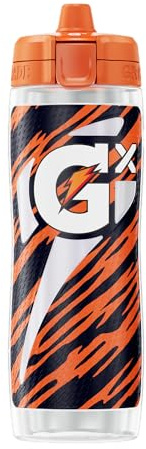 Gatorade Chicago Bears Gx NFL - Botellas antideslizantes para apretar, sistema de hidratación Gx y cápsulas concentradas de bebida deportiva Gx