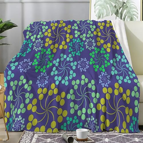 Kuscheldecke Kinder Muster Lila Gewichtsdecke Flauschig Weich und Warme Flanell Decke TV-Decken Sofadecke Wohndecke Picknickdecke, Langlebig Erwachsener Decke (130X150 cm)