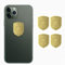 WETBEN EMF Anti-Strahlenschutz-Aufkleber, 24 Karat Gold, Handy-Aufkleber, Schutzblocker für Laptops, Tablets, Blöcke, 5G, WLAN, Bluetooth-Schutz, Neutralisator (Gold, 4 Stück)