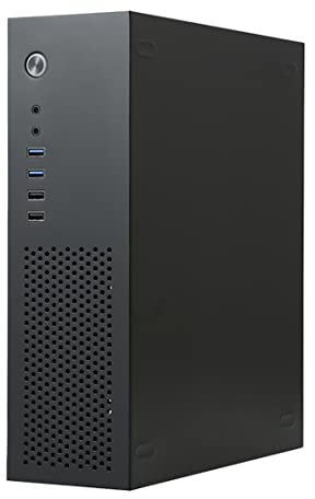 Niniang SKTC A10 Mini Caja de ordenador de sobremesa HTPC para placa base MATX24X24 Caja de ordenador 1U 7,3L