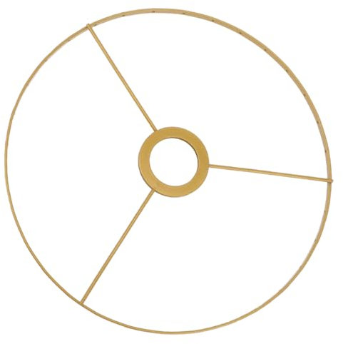 MUCKLILY Schattenhalter Kronleuchter Halterung Lampenschirmring Selber Machen Halterung Für Den Lampenschirmring Ringlampenschirm Selber Machen Diy Rahmen Für E27 Eisen Metall Deckenlampe