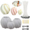 HuaMuDM Kerzenform Bubble Kerzen Kit, Silikonform Kerze, 3 Stuck Kerzen Gießform,Kerzen selber machen Set,DIY Silikonform,für Kerzenherstellung,Kerzenformen zum Gießen als Heimdekorationen