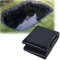 Teichfolien Unterlage, Große Fischteich Membran, Dicke 0,3mm, Flexible Teichfolien, Hdpe, Schwarze Teichfolie Für Wasserdichten Landschaftsgarten Pool