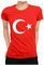 Türkei Trikot EM 2024 Damen Türk Bayragi Ay Yildiz Fanartikel Türkçe Shirt Fussball Em 2024 Rundhals T Shirt Sommershirt Kurzarmshirt Fitness Sportshirt Slim Fit Turk Tshirt Oberteile