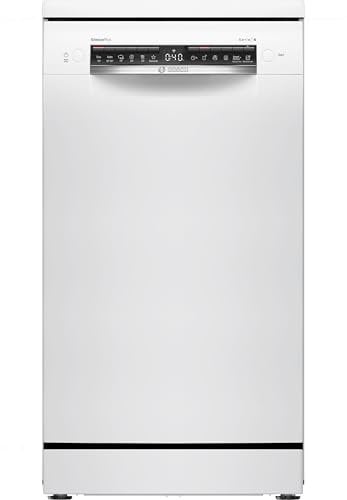 Bosch SPS4EMW24E, Serie 4, Lavavajillas 45 cm, Colocación libre, Blanco