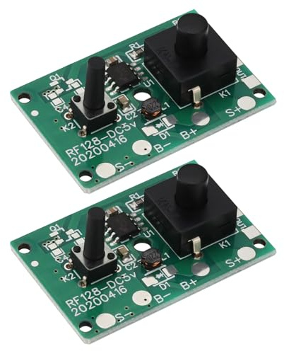 ECSiNG 2 Stücke 1,2 V Solar Lichterketten-Controller Schaltungsschalter 8 Module DIY Kits Platinensteuerung Solarlampen-Lichterketten-Steuerplatine Platine mit Schalter