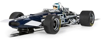 Scalextric Cars - C4521 Brabham BT26 - Piers Courage Monaco GP 1969 - Toy Slot Car for use with Race Tracks or Set - Small Kids Gift Ideas for Boy/Girl Ages 3 Accessories, Black