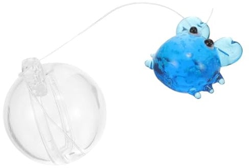 BUGUUYO Décoration Daquarium en Verre en Forme De Crabe Flottant pour Aquarium - Réaliste Compact Et Élégant