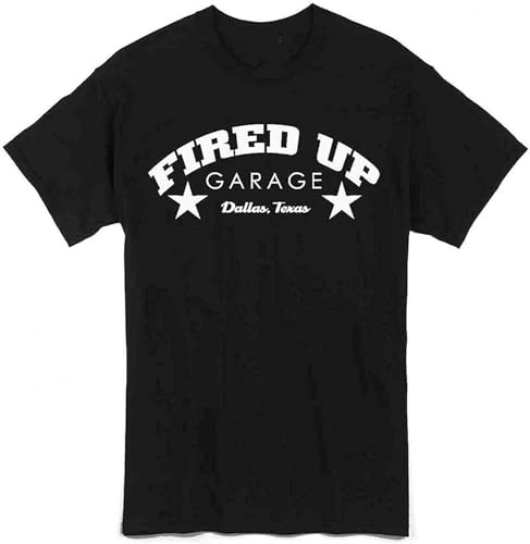 Balance Master Fired Up Garage Adult Mens Unisex 100% Cotton Short-Sleeve T-Shirts Black L