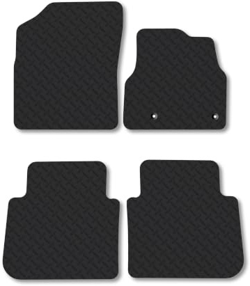Citroen C3 Picasso (2009-2017) 5mm Rubber Car Mats | Heavy Duty Rubber Tailored Fit Floor Mats Full Coverage Durable Waterproof Accessories Easy Clean Anti Slip Made in the UK