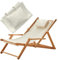 Obelunrp Slingstuhl Ersatzstoff 45x17 Zoll weich ＆ Atmungsfreie Deckstuhlstoff mit Kissen tragbar ＆ Faltbarer Terrasse Austausch für Sun Lounger Beach Sling, Deck Repla