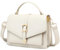 Travistar Handtasche Damen Mittelgroß Umhängetasche Schultertasche -Kunstleder Abendtasche Kupplung Elegant Crossbody Bag mit Abnehmbar Schultergurt Kreditkartenfächer, Apricot