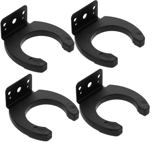 Garneck 4stücke Mikrofonhalterung Zur Wandmontage Mikrofon-wandständer Aus Metall Mikrofon-wandhalterung Mit Clip Mikrofon Aufhänger Für Home Büro Musik Mikrofon Zubehör Zum Organisieren