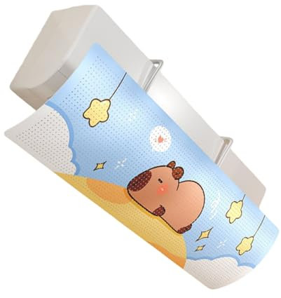 Déflecteurs d'air réglables pour chambre à coucher - Déflecteurs d'air respirants pour chambre de bébé - Pour refroidissement et chauffage de chambre de bébé