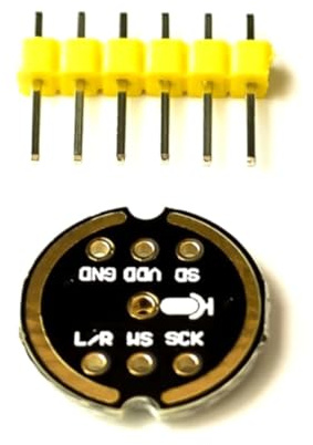 PAGJHRFJG 6Pcs INMP441 Omnidirectional Microphone Module MEMS High Precision Low Power I2S Interface Support ESP32 Easy Install