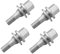 BASPHHH Bulloni Cerchio Compatibile con Peugeot per 206 207 308 407 1007 2008 3008 Bulloni Ruota Dadi Pneumatico Vite Mozzo Ruota Vite Bullone 9817024580 540567