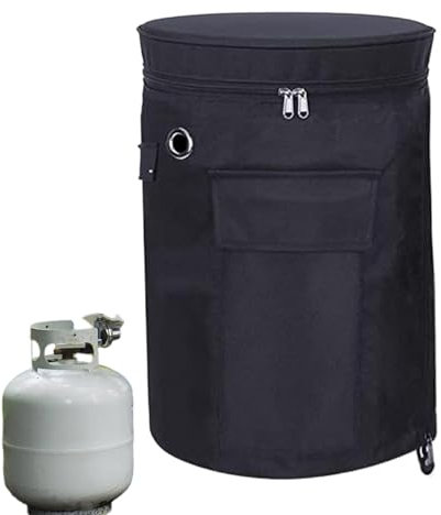 Propane Bottle Cover - Dustproof Oxford Fabric Cover for Propane Bottles, Weatherproof Decorative Holder for Motorhomes, Grills, Caravans, Travel, Outdoor