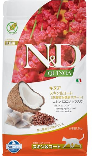 N&D Natural & Delicious Cat Quinoa Skin & Coat Hering 1,5 kg