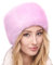 Futrzane Classic Kosakenmütze - Fellmütze Damen Winter - Pelz Russische Mütze (S, Rosa Classic)