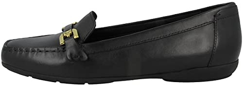 Geox Damen D ANNYTAH MOC A Mokassin, Schwarz , 40 EU