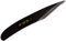 Coltello Kiridashi giapponese curvato con lama in carbonio, coltello da intaglio, destro (nero, 24 mm)