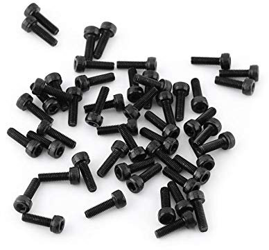 Jeu De Boulons à Tête Hexagonale Creuse M3 12 Grade En Acier Au Carbone Boulons à Tête Cylindrique à Douille Vis Fixation 9 Outil De Réparation Accessoire Noir 4-50 Mm (m3*10mm 50 Pcs/pack)