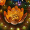 Demiawaking Lotus LED Solarleuchte, schwimmende Blume Nachtlampe Gartenleuchte Solar, Deko Lampe für Schwimmbad Garten Aquarium Hochzeit Hof, Teich Beleuchtung