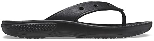 Crocs unisex-adult Classic Flip Flip-Flop, Black, 49/50 EU