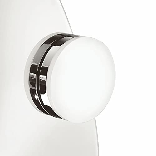 Domus Line LED Aluminium Spiegel-Klemmleuchte LUNA Ø 75 mm 3.6W 3800 K | 12V naturweiß Micro12 chrom poliert von SOTECH