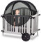 ZXPLO Sicherheits-Zelt für Babybett, Moskitonetz, Netzabdeckung für Kleinkinder, Schwarz