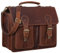 STILORD 'Kronos' Aktentasche Leder Herren Lehrertasche Leder-Tasche Büro Business groß Arbeitstasche Umhängetasche Vintage Echtleder aufsteckbar, Farbe:porto - cognac