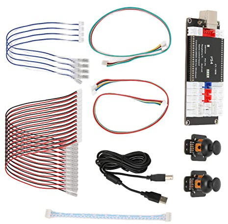 TENP Encodeur d'arcade, Carte de Code de contrôleur sans délai avec Joystick analogique 3D pour PS3 pour PS4
