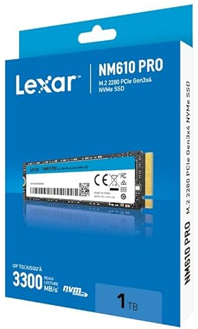 Lexar Disco Duro LNM610P001T-RNNNG 1 TB SSD