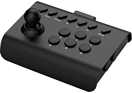 Arcade Fight Stick Joystick For PS4/PS3/PC, Game Controller Fighting Joystick with Turbo & Macro Functions (black)