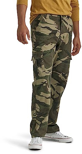 Wrangler Authentics Fleece Lined Cargo Pant - Pantalon décontracté - Pantalon Cargo doublé Polaire - Homme